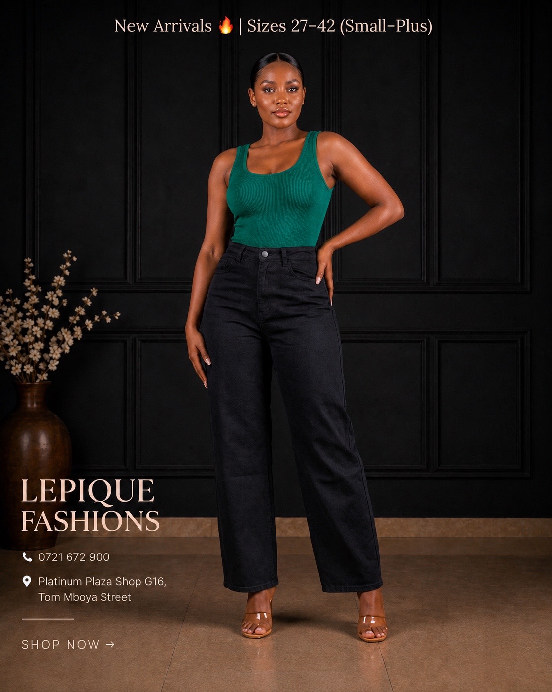 Wide Leg Black 2
