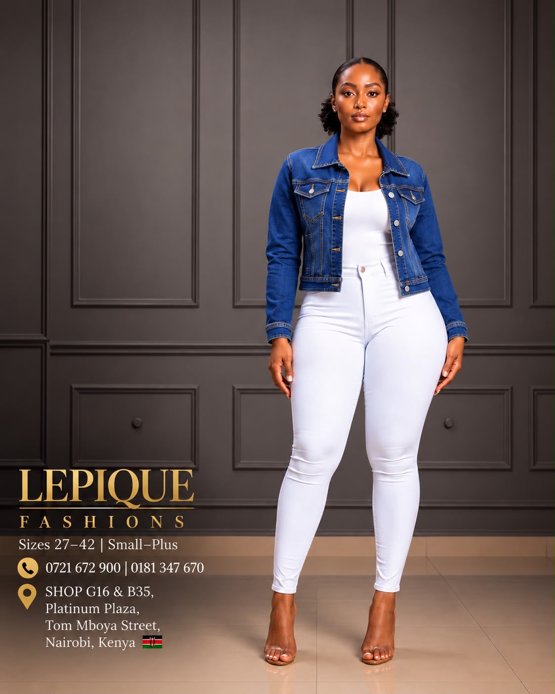 Blue denim jacket ladies Nairobi