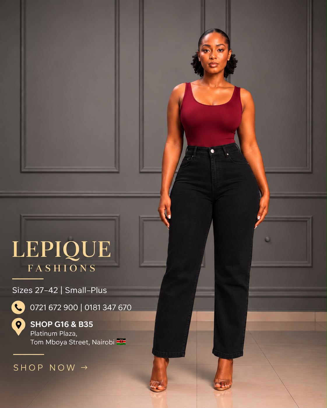 Black mom jeans