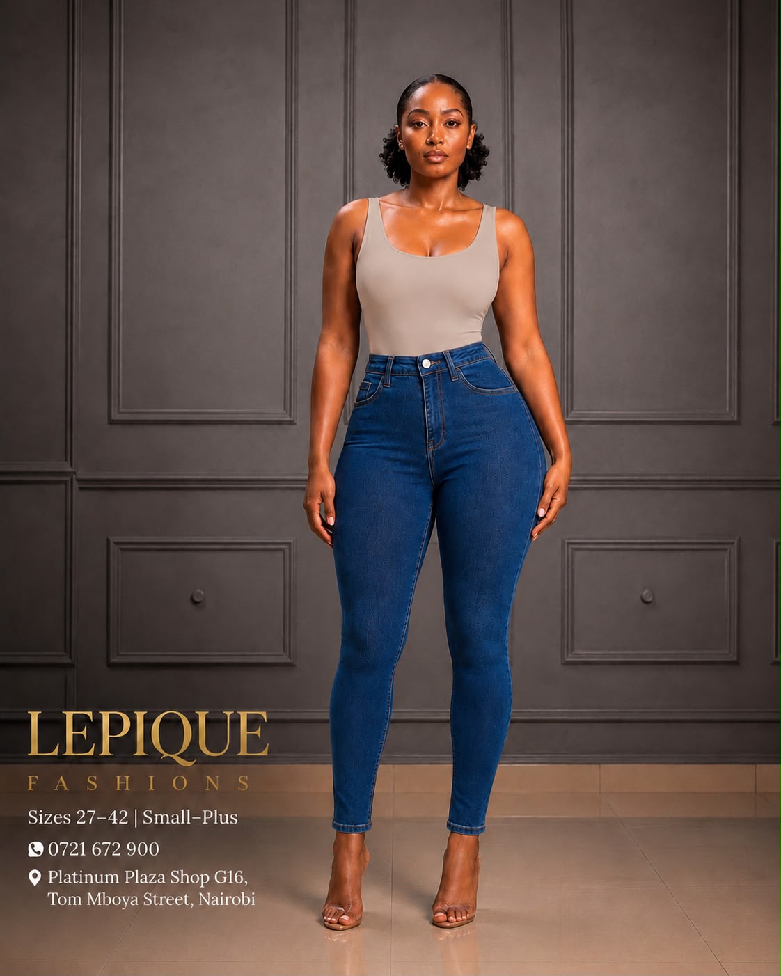 Skinny – Medium Blue