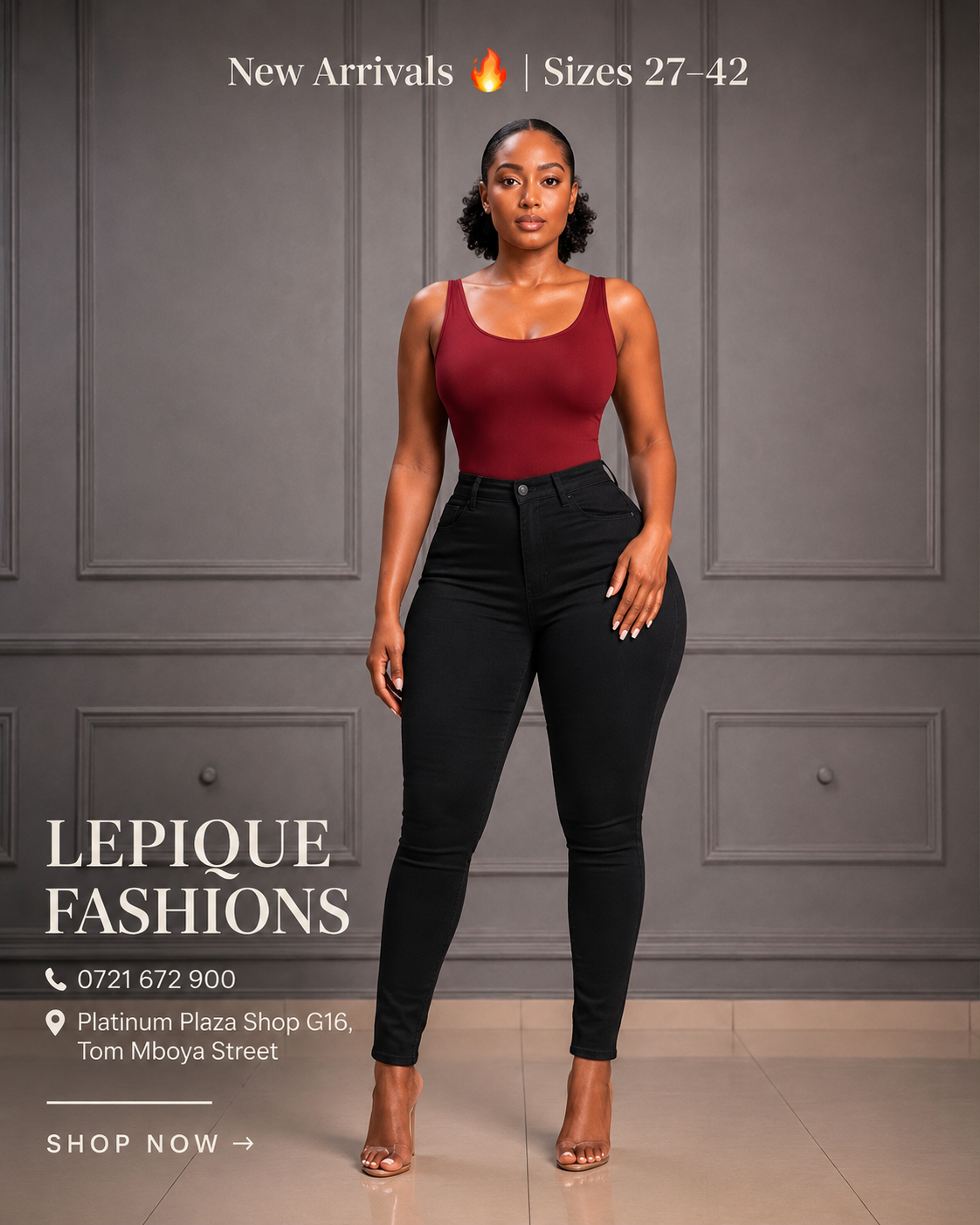 Skinny – Black (Branded) – LPQ-SK-017
