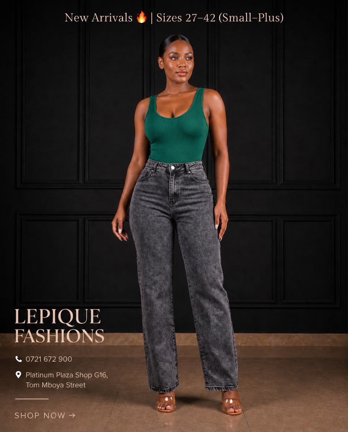 Wide Leg Grey Acid Wash