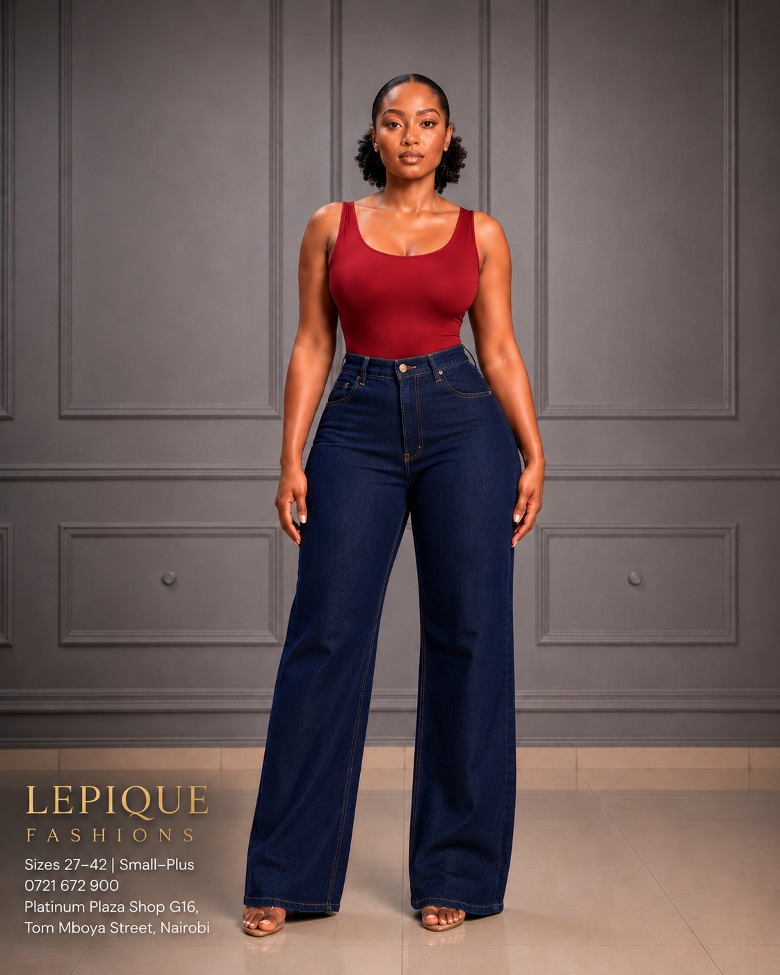 Wide Leg Dark Navy