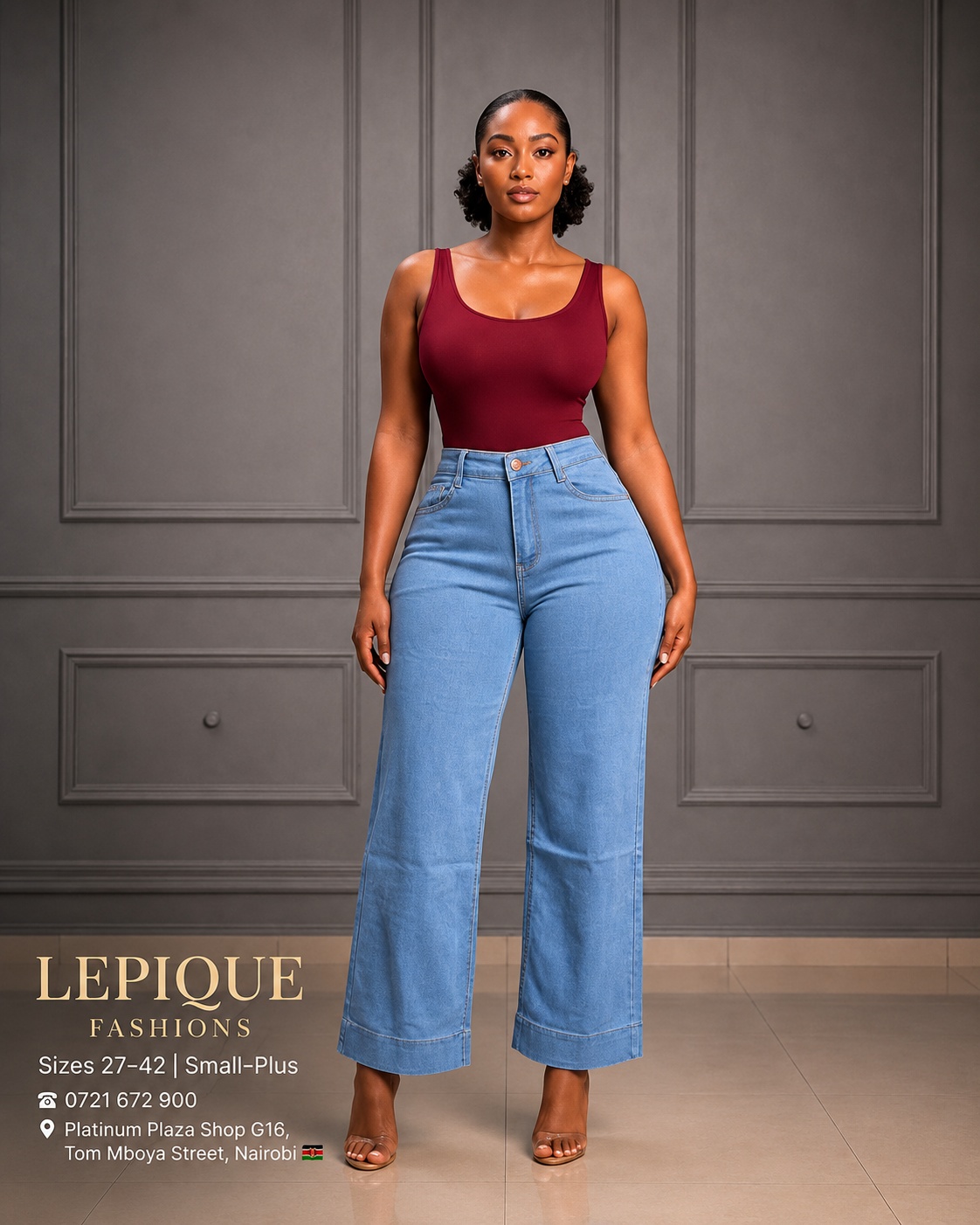 Wide Leg Light Blue