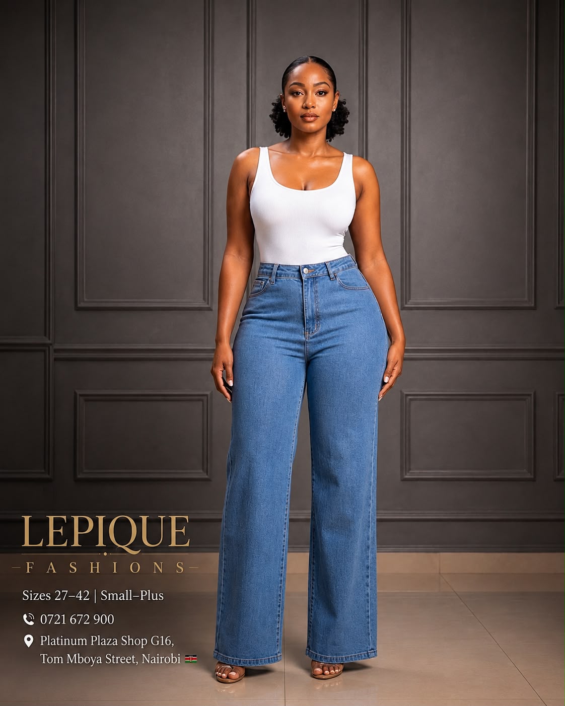 Wide Leg – Medium Blue (38) – LPQ-WL-038