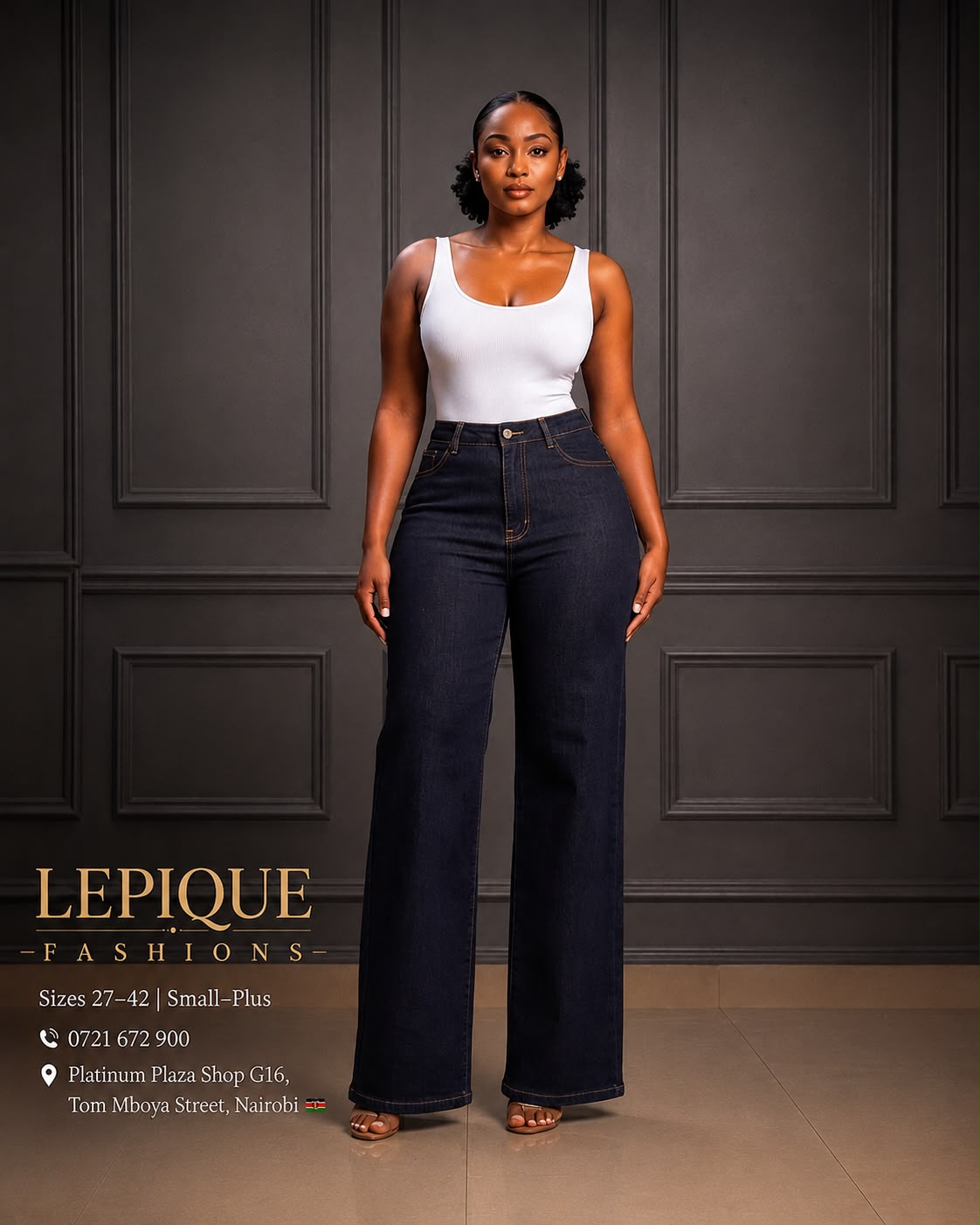 Wide Leg – Dark Navy (39) – LPQ-WL-039