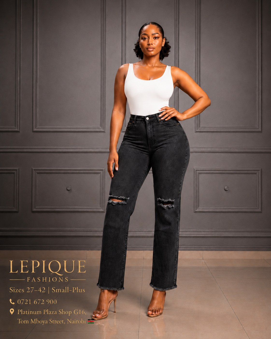 Wide Leg – Dark Navy (44) – LPQ-WL-044